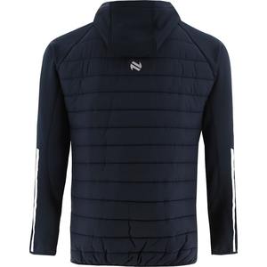 OEM Design personnalisé motif hommes High Street Style col montant doudoune avec fermeture éclair hiver automne noir uni toile bas taux - Product Image 2