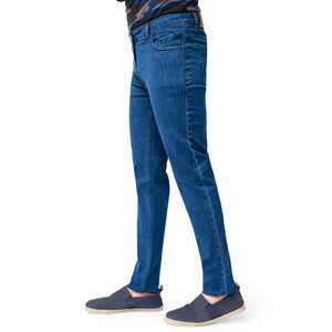 Pantalones Vaqueros Rotos para Hombre, Personalizados, de Alta Calidad, al por Mayor, Corte Slim Fit, Ajustados, Diseño Moderno 2026, Estilo Hip Hop Clásico Azul - Product Image 4