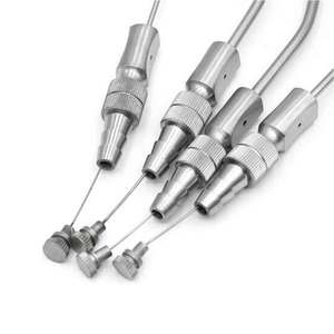 Juego de 4 Tubos Frazier, Instrumentos Quirúrgicos Dentales y ORL, Aspirador, Acero Inoxidable Alemán, Pentax Medic, Aprobado por CE, Manual, Clase I - Product Image 5