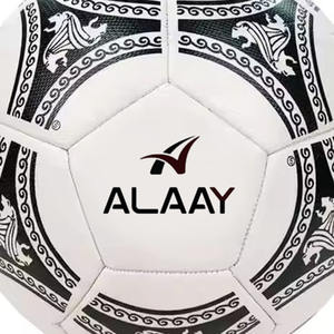 Balón de fútbol de PVC de alta calidad para partidos oficiales de Alaay, práctica resistencia al desgaste, tamaño personalizado para entrenamiento de fútbol - Product Image 2