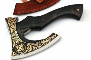 Wholesale Customized High Quality OEM ODM Service Damascus Steel Sharp Tomahawk Head Axe Industrial Outdoor/Hunting Use - Product Image 2