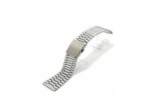 Metal Strap GD044 High Quality Solid Stainless Steel 12-20mm Adjustable Water Resistant Unisex Luxury Fashion Silver Custom Logo - Product Image 3