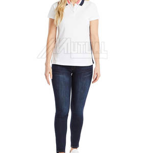 T-shirts polo de haute qualité pour femmes Design tricoté à séchage rapide et respirant Style court décontracté - Product Image 2