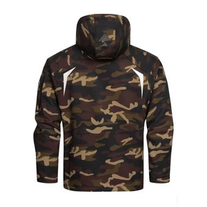 Indemand Customized Polyester Outdoorwear Hooded Jacket Stylish High Quality <b>Water</b> & Windproof Softshell Men Outerwear Jacket - Product Image 3