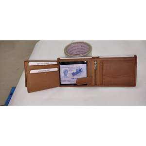 Perfect Gift Genuine Leather Fashion Open Closure Men's <b>Waterproof</b> Cash <b>Wallet</b> Long Lasting Best Quality Export - Product Image 1