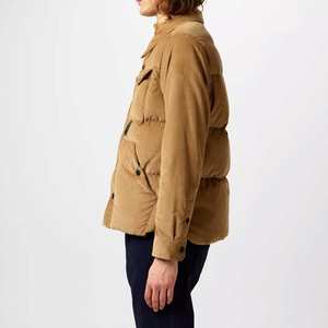 2025 nuevo bordado personalizado colores personalizados hombres invierno impermeable con capucha chaqueta acolchada poliéster guata burbuja Puff frente - Product Image 5