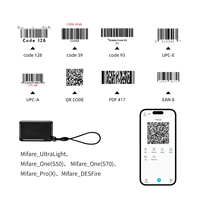 Escáner de Códigos QR FC7470, Lector NFC RFID de 13.56 Mhz4, Instalación Integrada, Montaje Empotrado, Ventana Grande