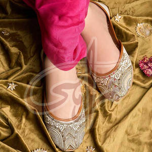 Nuevo Producto, Khussa para Mujer, Ligera, Resistente, Cómoda, Antideslizante, Parte Superior de Cuero Sintético, Suela Antideslizante - Product Image 4