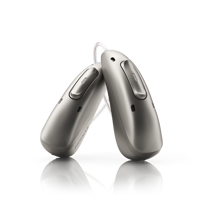 Nouveaux appareils auditifs rechargeables Phonak Audeo Infinio I90 Sphere Premium Mini RIC AI lancés en 2026 (2 appareils auditifs, 1 chargeur)