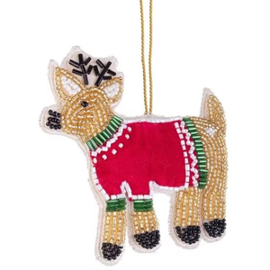 Élégant belle broderie perlée à la main arbre de Noël Festival charme à la mode fantaisie nouveau Design haut par glowin fashion - Product Image 5