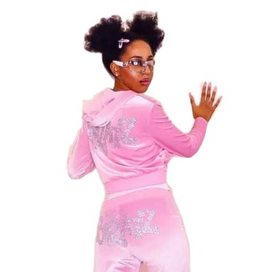 Ensemble de survêtement pour hommes, survêtement, slim et léger, couleur unie, réfléchissant, bon marché, vêtement Streetwear - Product Image 3