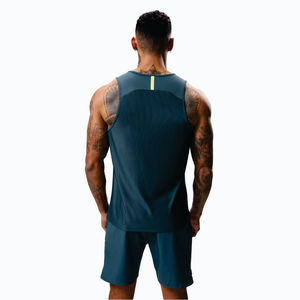Men's Sleeveless Quick Dry Cotton Gym <b>Stringer</b> <b>Vest</b> Custom Plain Training Tank Top OEM Logo for Bodybuilding Fitness Formal Look - Product Image 3
