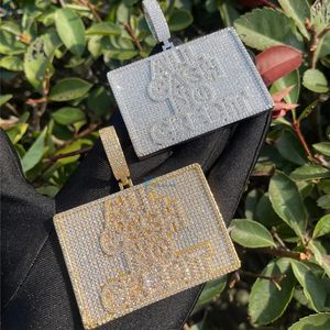 Collar con Colgante ALL EYES ON ME, con Diamantes Cultivados en Laboratorio, Estilo Hip Hop, Brillante, para Hombre - Product Image 2