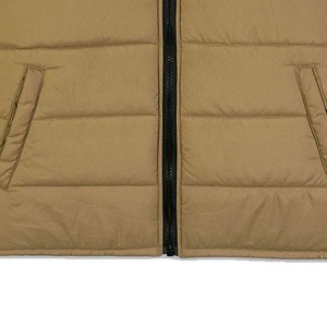เสื้อกั๊กขนเป็ดสำหรับผู้ชายเสื้อแจ็คเก็ตกันลมน้ำหนักเบามีซิปติดโลโก้ - Product Image 6