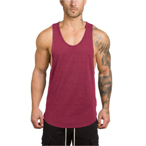 Men's Plus Size Singlet Casual Summer Tank Tops Blank Casual <b>Bodybuilding</b> Gym Cotton <b>Vest</b> - Product Image 6