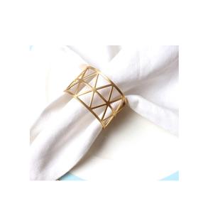 Anneau de serviette en métal fait à la main, vente chaude personnalisée, Restaurant occidental, laiton Antique, rangement de serviettes européennes de luxe, forme ronde - Product Image 3