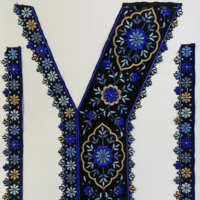 Patchs brodés en dentelle de miel tendance, forme ronde, à coudre, avec sequins, broderie personnalisée pour robes de soirée pour femmes