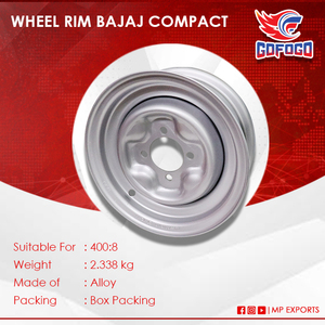 Ensemble de jantes pour tricycle taxi Bajaj RE Compact - Product Image 3