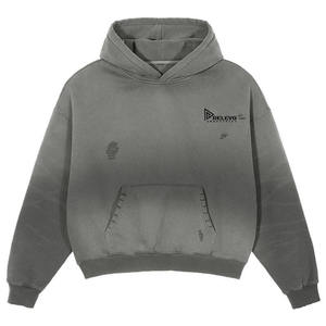 เสื้อฮู้ดสวมหัวสำหรับผู้ชายผ้าคอตตอนผ้าเกล็ดปลาขนาดใหญ่เสื้อฮู้ดแบบสวมหัวมีหลายสีดีไซน์ลำลองผ้า100% - Product Image 3