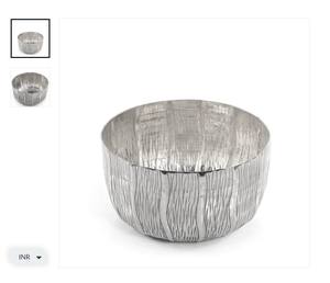 Elegante tazón decorativo hermoso elegante centro de mesa de lujo perfecto para la exhibición de la decoración del hogar - Product Image 6