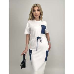 Robe fourreau confortable 3006 avec taille élastique, pratique et élégante - Product Image 6