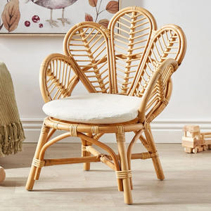 Chaise d'étude pour enfants au design tendance, fauteuil en rotin à prix abordable, excellente qualité - Product Image 3