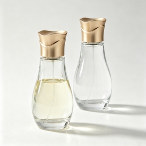 100ml Square Luxury Designer Perfume Bottle EDP EDT Lasts 12h <b>Spray</b> Screw Cap Stainless Steel Collar Glass 15x12x10cm Elegant - Product Image 6
