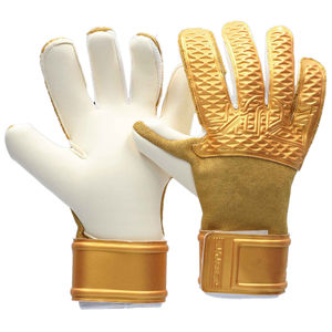 Gants de gardien de but, nouveau design, meilleure qualité, gants de football en cuir, doigts entiers, réglables, adhérence de contact de 4 mm, fabrication OEM au Pakistan - Product Image 4