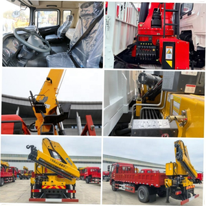รถบรรทุกชัคแมน 6x4 ขนาดใหญ่ ติดตั้งเครนไฮดรอลิกแบบแขนพับได้ พร้อมเครื่องยนต์ไวชัย ระบบไฮดรอลิกครบชุด - Product Image 4