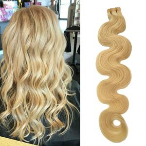 Extensiones de cabello ondulado virgen natural indio para mujer, cabello negro, precio al por mayor, paquetes de cabello humano sin procesar de alta calidad - Product Image 2