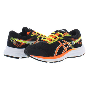 Zapatillas Asics Gel-Excite 6 Gs para Niño, Color: Negro/Naranja/Amarillo, 100% Auténticas - Product Image 3
