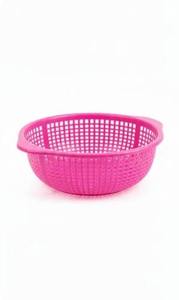 Ensemble de 3 paniers ronds multifonctionnels en plastique durable pour la cuisine, les fruits, les légumes, le rangement à domicile, vente en gros, approvisionnement en vrac - Product Image 5