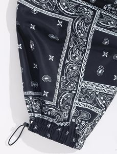 Pantalon de parachute à poche plate pour hommes pantalon cargo baggy décontracté unisexe rue Y2K pantalon pantalon à cordon - Product Image 4