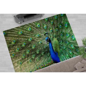 Alfombra con Estampado de Pavo Real: Moderna, Hermosa, Animal, Redonda, de Lujo, para Colgar en la Pared, para Cuarto de Niños, para la Entrada, Alfombra de Terciopelo - Product Image 3