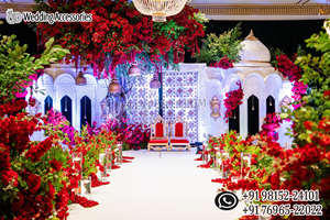 Walima-Decoración de escenario para bodas, escenario de boda musulmán exclusivo, impresionante - Product Image 2