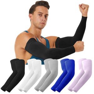 Manchons de compression en spandex pour le fitness, le cyclisme et la course à pied, type brassard de soutien pour le coude, vente en gros - Product Image 5