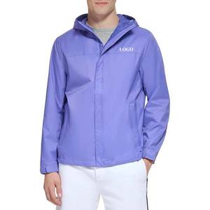 2024 últimas chaquetas de lluvia al por mayor chaqueta cortavientos de alta calidad para hombres chaquetas de lluvia deportivas de calle para hombres 450g - Product Image 1