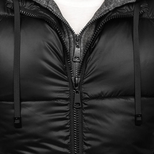 Ensemble de gilets bouffants en duvet de canard personnalisés pour hommes grande taille gilets pour hommes sans manches gilet bouffant en duvet de canard vierge respirant OEM - Product Image 6