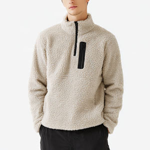 Vêtements de mode, vestes en polaire d'hiver amples pour hommes, streetwear, veste en polaire sherpa pour hommes - Product Image 5