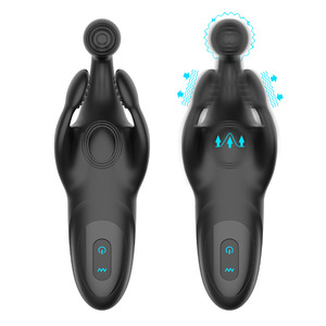 Masseur vibrant 3-en-1 rechargeable par USB pour couples, jouet sexuel pour adultes - Product Image 5