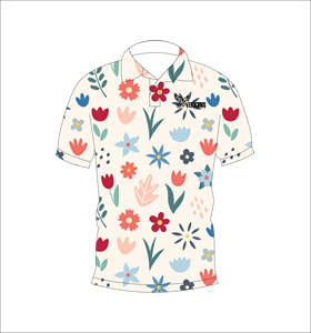 Camisa Polo con Estampado Floral para Hombre, Manga Corta, Casual, de Verano, Ligera, con Cuello, para Golf - Product Image 2