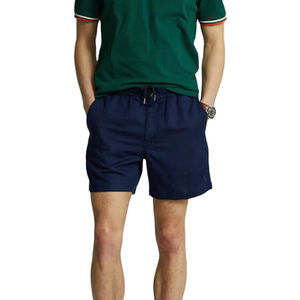 Short de sport d'été pour hommes 100% coton mi-taille séchage rapide respirant unisexe cordon pantalon court poche solide anti-rides - Product Image 5