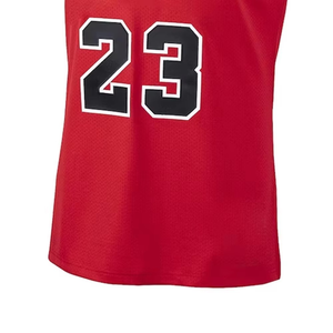 Maillot de basket-ball unisexe rouge respirant en maille 100% polyester antibactérien de qualité supérieure, dernière vente chaude, best-seller - Product Image 6