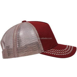 Casquettes de camionneur personnalisées en gros, dos en maille, réglables, à fermeture à pression, pour la promotion du style urbain et les vêtements d'équipe - Product Image 3