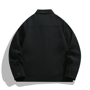 100% Polyester Baseball outdoor Spring and Autumn Button up Windproof Plus Size <b>Jackets</b> for <b>Men</b> - Product Image 2