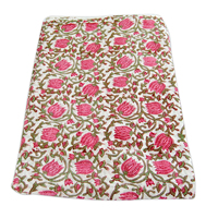 Tissu en coton biologique imprimé floral, écologique, léger, tissé, séchage rapide, pour la décoration intérieure, couverture, jeté, rideau, chemises, filles, garçons