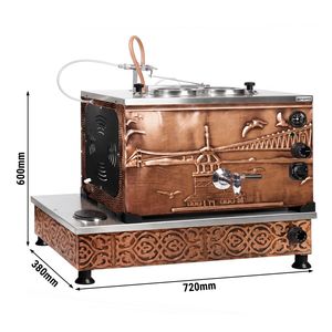 Commercial Electric Copper <b>Tea</b> <b>Urn</b> - 720mm - 22 Litres - Istanbul Design - Product Image 2
