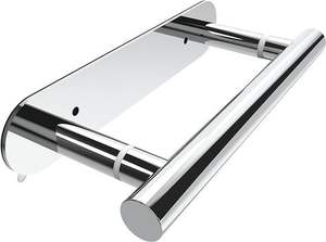 Soporte para pañuelos de acero inoxidable montado en la pared con acabado atractivo para una decoración de baño o cocina contemporánea y elegante - Product Image 4