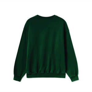 Sweat-shirts décontractés pour hommes, coupe régulière, vêtements de rue, grande taille, tissu personnalisé, uni, teint, tendance, confortable, hiver, 100% coton - Product Image 2