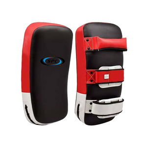 Almohadillas de Patada de Cuero PU de Alta Calidad con Mango Resistente y Correa Segura para Centros Deportivos y Entrenamiento de Kickboxing - Product Image 1